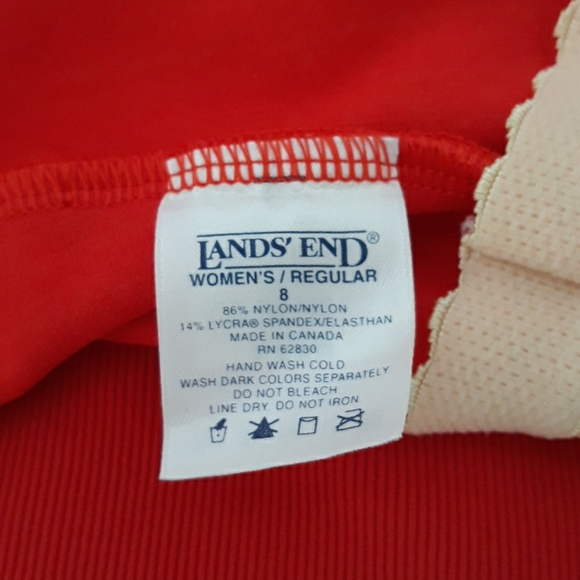 VTG 90s Y2K high neck rise orange bikini - Picture 15 of 15